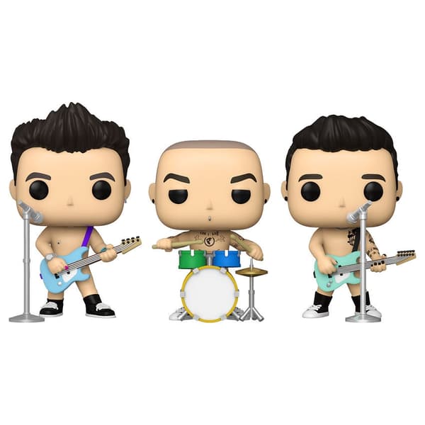Blink 182 POP-pakke 3 figurer - samleobjekter til rockbandelegetøj