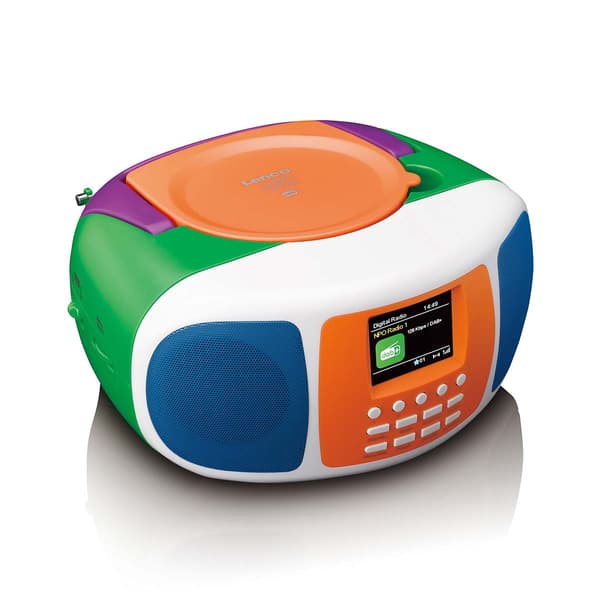 Bærbar DAB+/FM-radio med Bluetooth og CD-afspiller