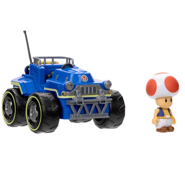 Toad Kart figur, 7 cm samlelegetøj til Mario Kart fans