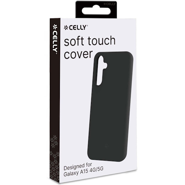 Cromo Soft rubber case Galaxy A15 4G / A15 5G Svart