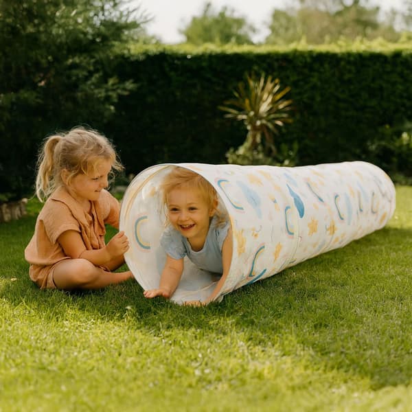 Kravletunnel til børn, 180 cm, indendørs/udendørs leg