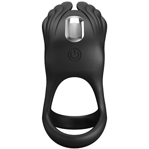 Pretty Love - Silas Vibrant Penis Ring 7 Vibrations sort silikone