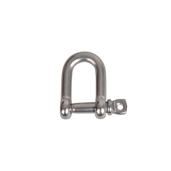 D-bygel 5mm. A4 RVS AISI 316. 1.300 daN