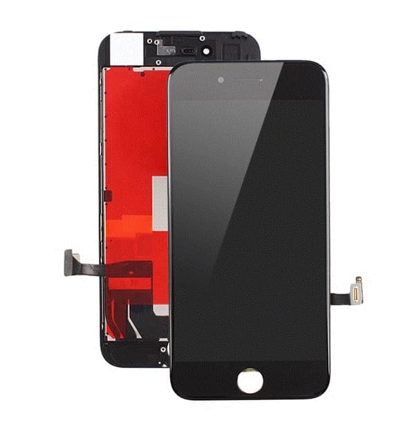iPhone 8 Glas med original LCD-skärm - Svart