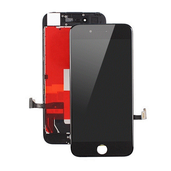 iPhone 8 -lasi alkuperäisellä LCD-näytöllä - musta