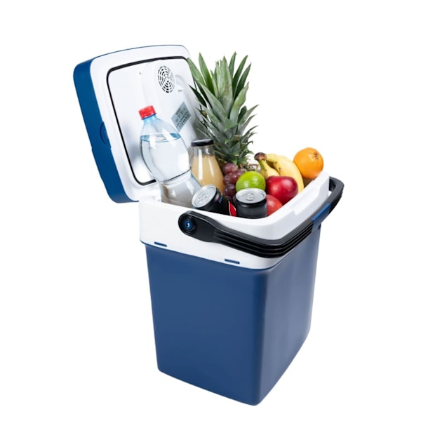 Bärbar bilkylare, 29L, 220-240V DC12V, värmefunktion, gratis insats, blå