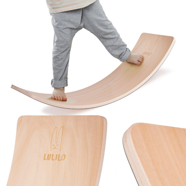 Filt balancerende rocker board