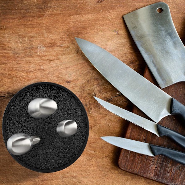 Knivblock runt