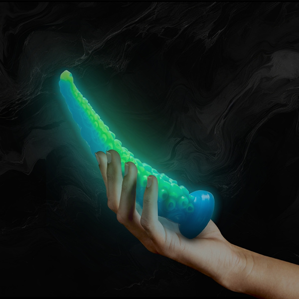 Epic - Scylla Fluorescent Thin Tentacle Dildo Pieni koko