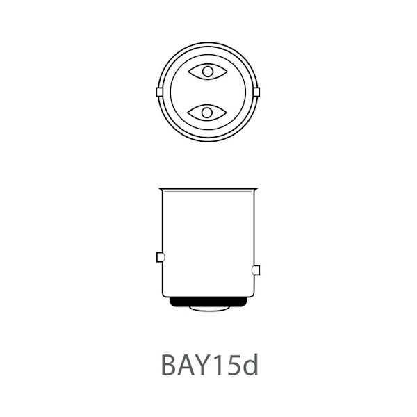 Auton polttimo 12V 21/5W BAY15d per kappale