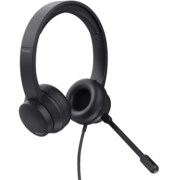 Ayda PC headset 3,5 mm sort