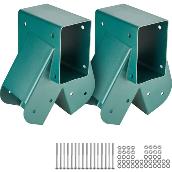 A-rams gungställningsfästen, kolstål, 2-pack