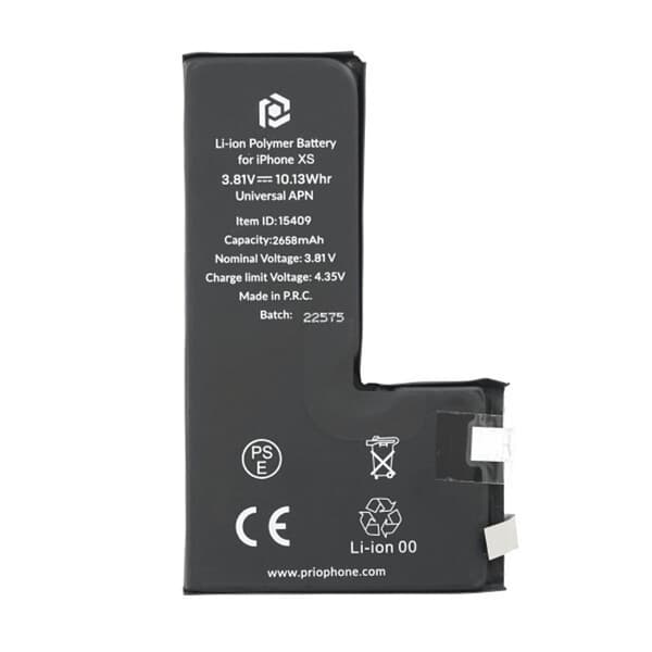 iPhone XS Batteri utan Flex - 2658mAh
