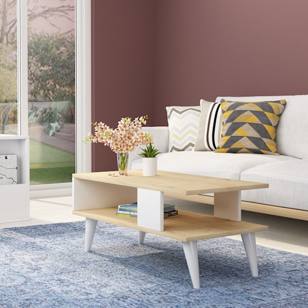 Soffbord Ayca - Safir, Vit