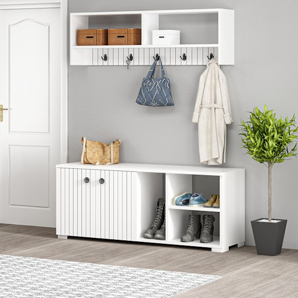 Hall Stand Sarandon - Vit