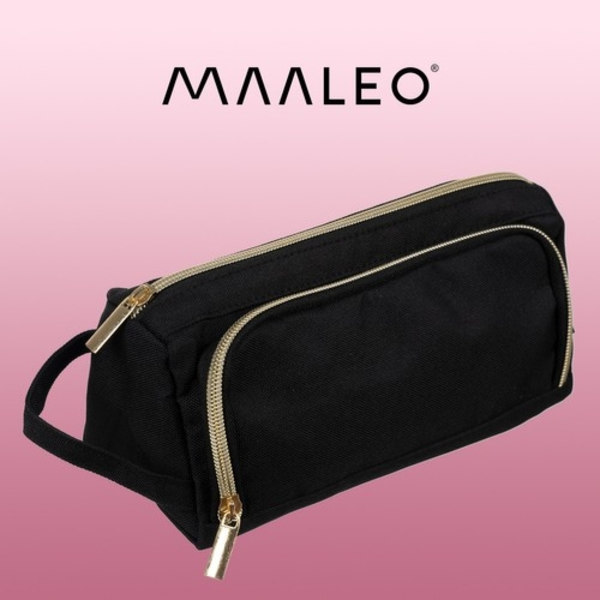 Kaksoispidennettävä penaali - musta Maaleo 24502