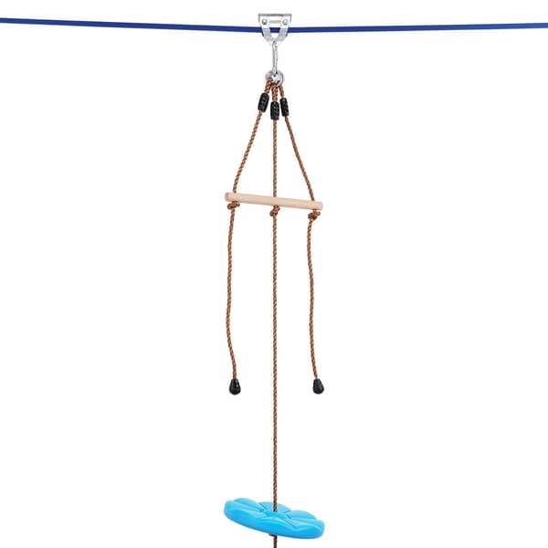 Zip Line -sarja, 52 jalkaa, 500 paunaa, valjaat, istuin, ohjaustanko