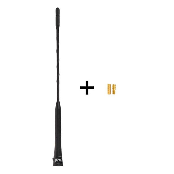 Auton antenni 23cm sis. M5 ja M6 adapterit