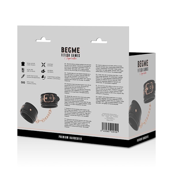 Begme - Black Edition Premium handbojor med neoprenfoder