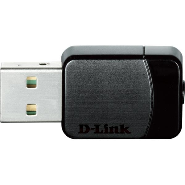 D-Link Mini AC Netværksadapter AC580 USB 2.0 - Sort Sort
