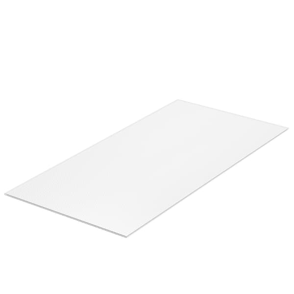 Polykarbonat växthuspaneler 24-pack, 2x4 fot, 0,16 tum