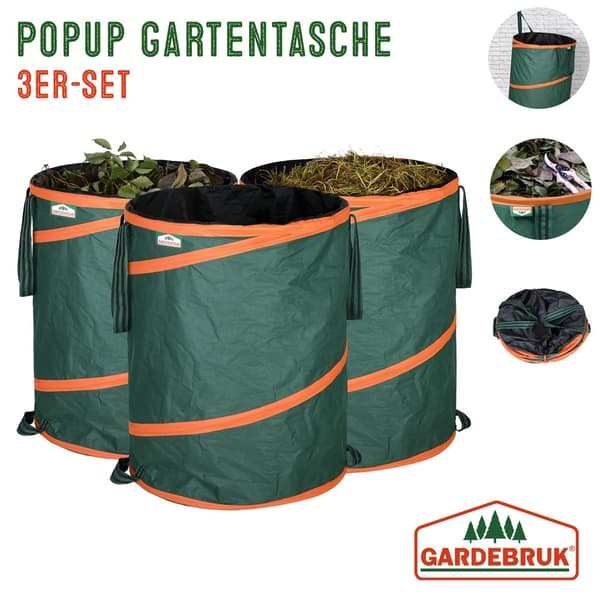 Haveaffaldsposer, 85L, 600D Oxford, 3-pak
