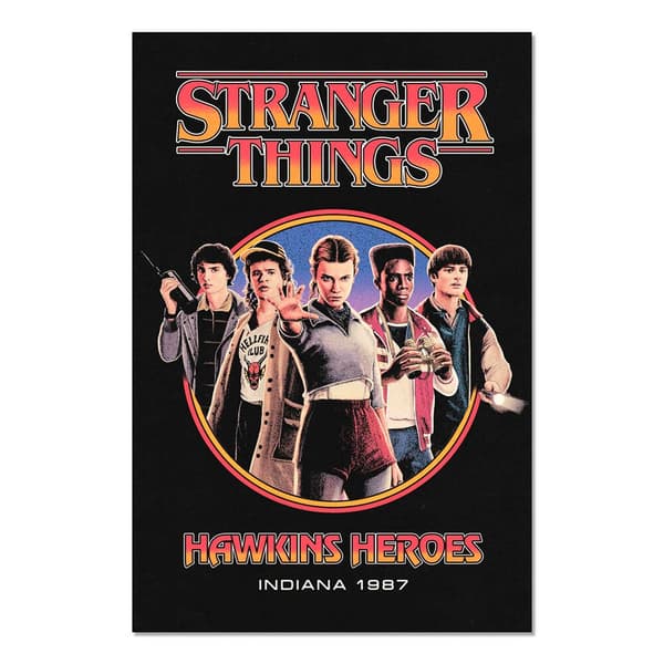 Stranger Things Hawkins Heroes-affisch