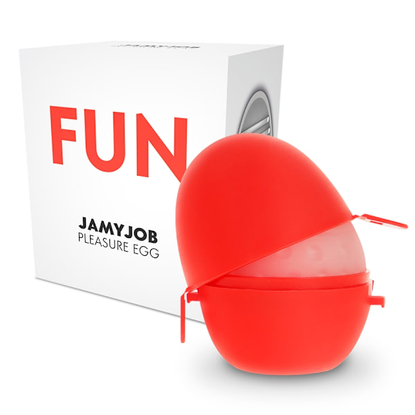 Jamyjob - Egg Masturbator Red Edition Discret