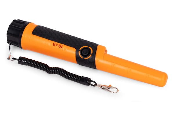 Vandtæt pinpointer metaldetektor med LED-lys