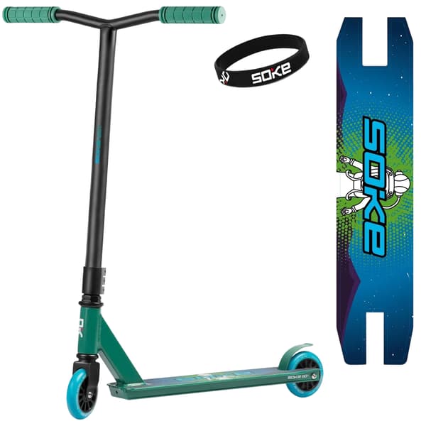 Trick Sparkcykel SOKE GO! grön-blå