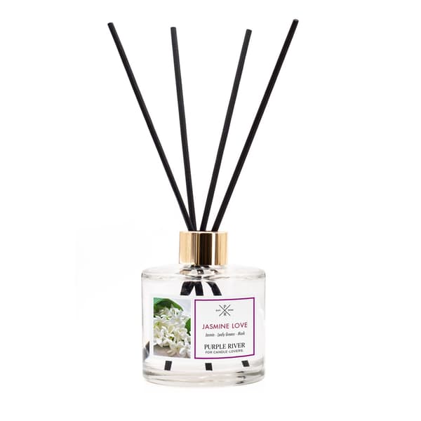 Rørdiffuser 100ml Glas – Langtidsholdbar Duft