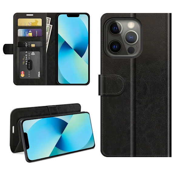 SiGN Wallet kotelo iPhone 13:lle - musta