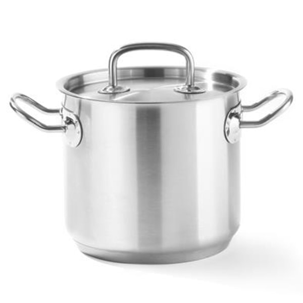 Kitchen Line hög gryta med lock, 9 l, diameter. 240 x 200 h - Hendi 837306