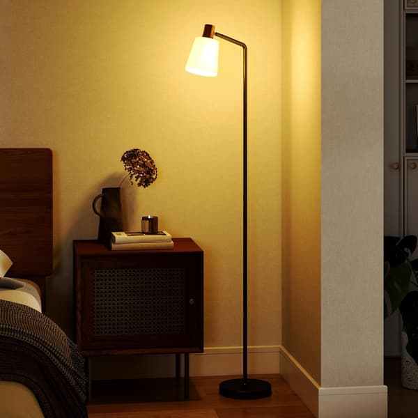 LED-gulvlampe, justerbart lampehoved, 3 farvetemperaturer
