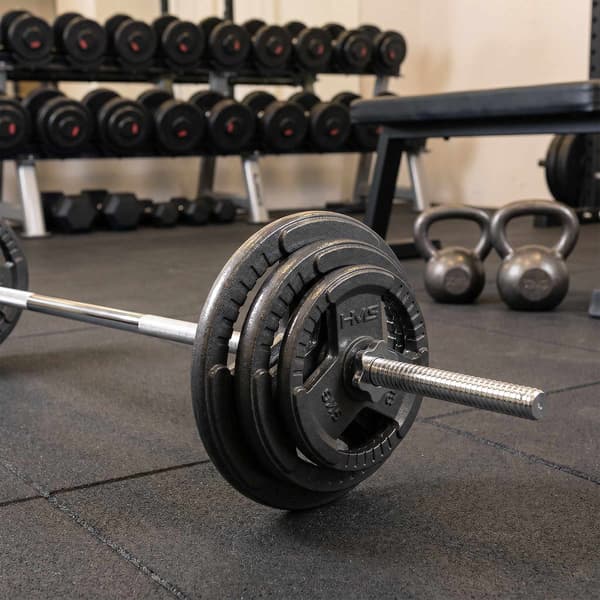 1,25 kg støbejernsvægtskive med ergonomiske håndtag
