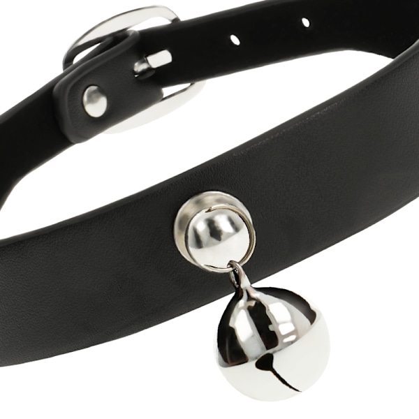 Coquette Chic Desire - Veganskt läderhalsband Kvinna Rattle Accessoar