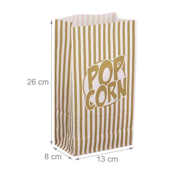Retro popcornkartio 144 kpl