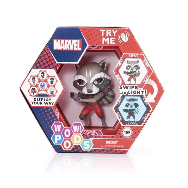 Vau! POD Marvel Rocket Raccoon -led-hahmo