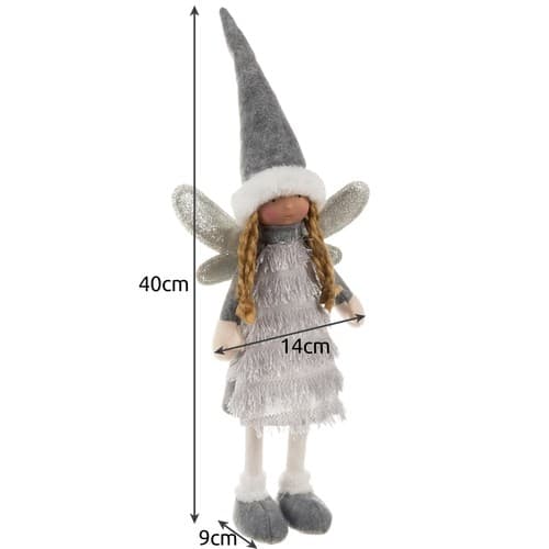 Fairy - grå julfigur Ruhhy 22343