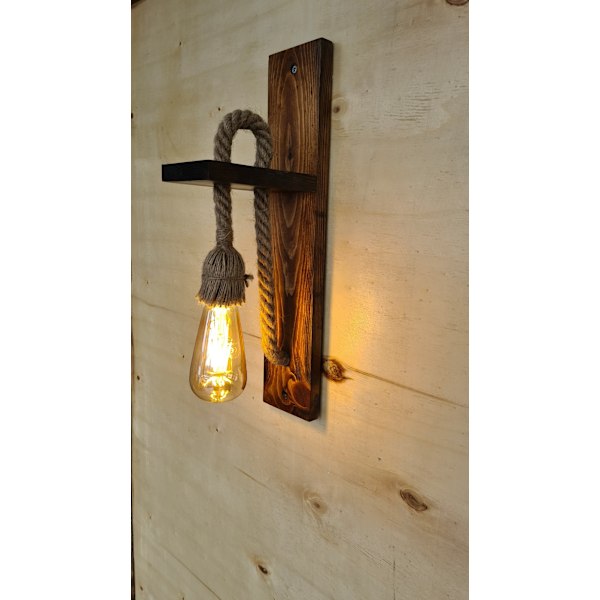 Vägglampa Ahşap Aplik 23