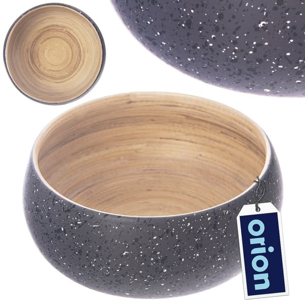 Bambuskål med Granitlook – Perfekt för Frukt och Grönsaker