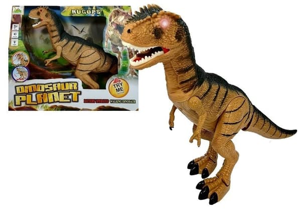 Giant T-Rex Toy: Rör sig, ryter och glöder | Fyndiq