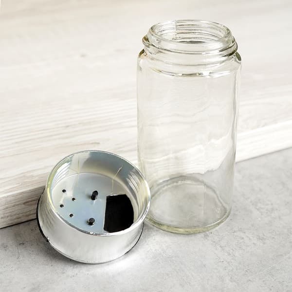 Lasipurkki mausteille 100 ml kannella