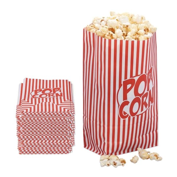Retro popcornrör 100-pack