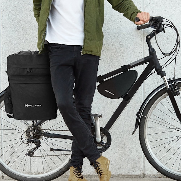 Cykeltaske til cykelstel 1,5 l, sort