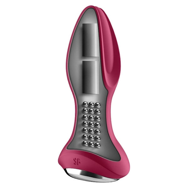 Satisfyer - Rotator Plug 2+ Vibration Plug App Rød