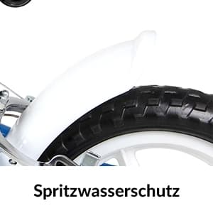 Børnebalancecykel, 10" stålstel, blå