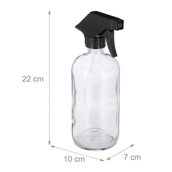 Sprayflaska i glas, set om 2