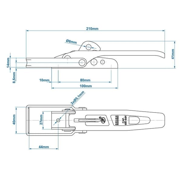 Släpspärr SPP ZB-01A
