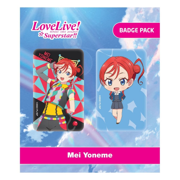 Älska Live! Pin Badges 2-Pack Mei Yoneme